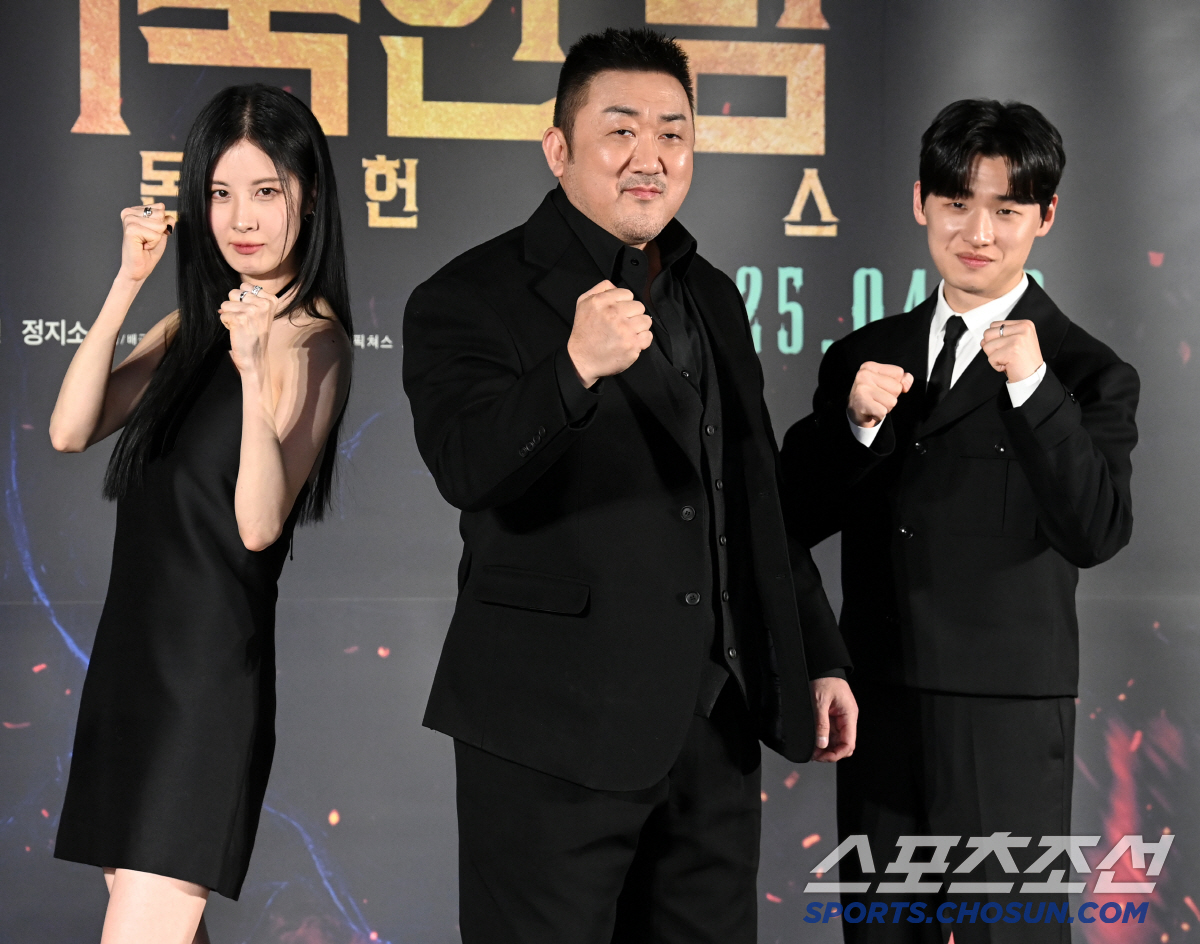 [포토] 서현 마동석 이다윗, '거룩한 밤:데몬 헌터스'