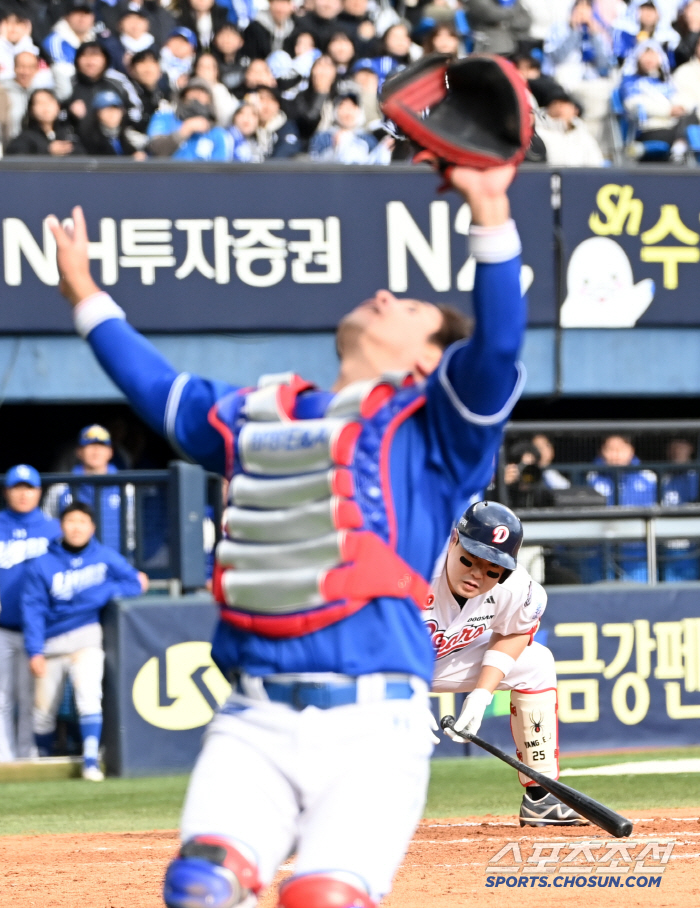 경기 직전 4번타자가 바뀌었다...강민호 '몸살 기운' 호소→박병호로 전격교체[광주체크]