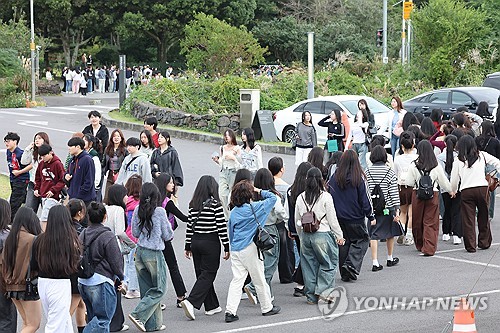 3월 제주 수학여행단 2만4천5명…작년보다 49.6%↑