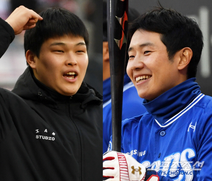 '고교야구 시절로 돌아간 김지찬?' 최지민 엉뚱한 행동에 웃음 터진 사연…