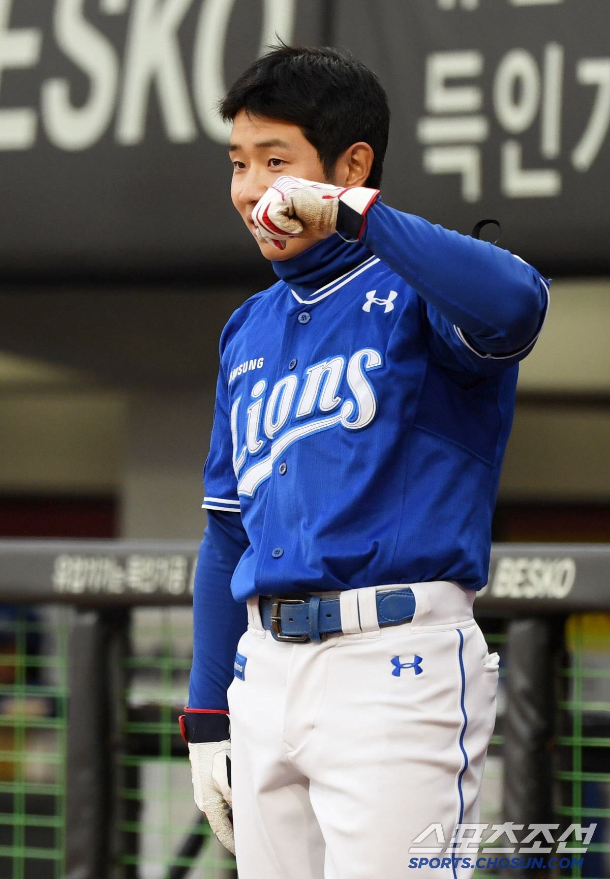 '고교야구 시절로 돌아간 김지찬?' 최지민 엉뚱한 행동에 웃음 터진 사연…