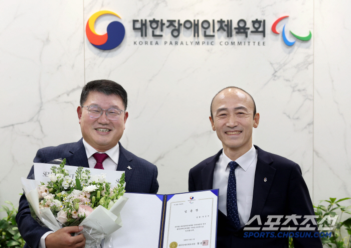 대한장애인체육회 이희룡 신임 사무총장X전선주 선수촌장 4년 임기 시작[오…