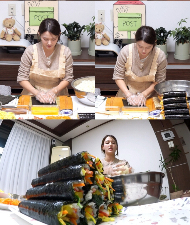 '13남매 장녀' 남보라, 김밥 800줄→돈가스 43장 '뚝딱'..."대…