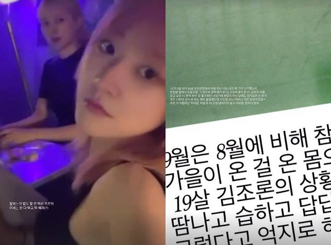 [SC이슈] 김보라, '절친' 故김새론 49재에 "넘어지지 말고 바보야,…