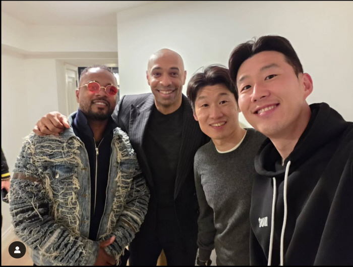 '한국 GOAT 위엄' 손흥민+박지성+에브라+앙리, EPL 레전드 조합 진짜 미쳤다...EPL 도합 1019경기