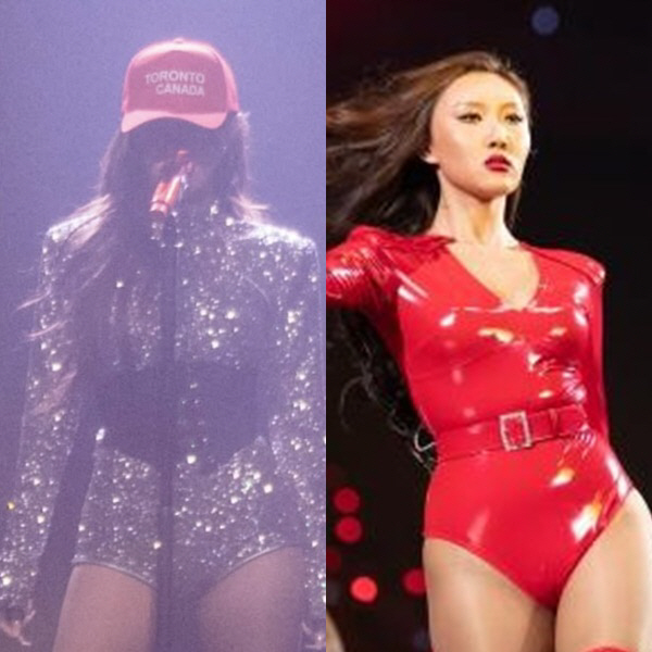 화사, '선정성 논란' 노출 의상 또 입었다…"수위 제한 없는 美 공연,…