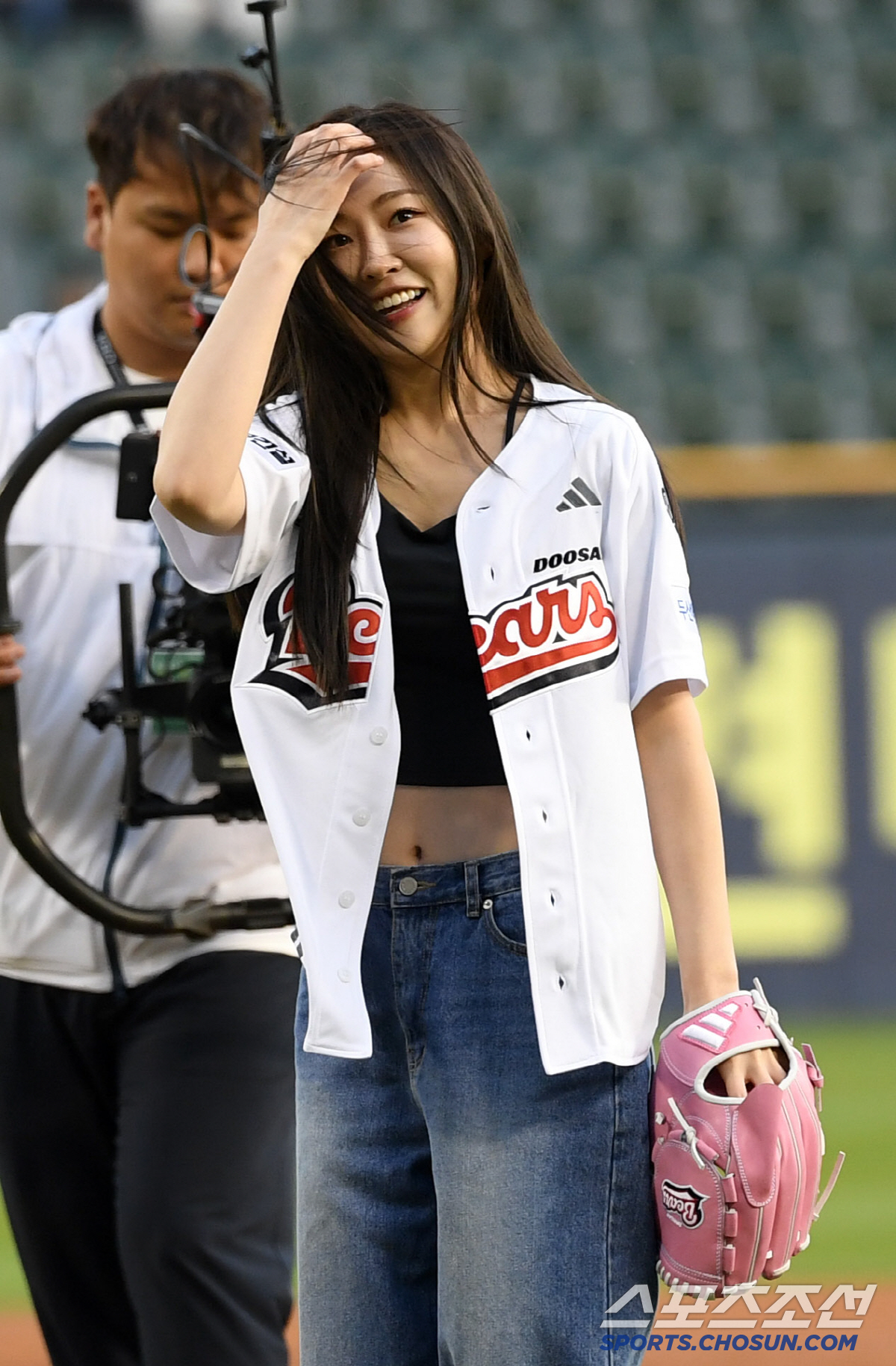[포토] 오징어 게임 송지우 '시구'