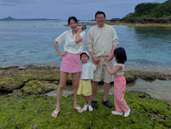 "오키나와인데 우도, 여수라고?" 이지혜, 두 딸과 힐링 가족여행 공개