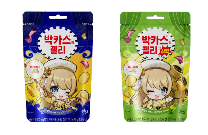 박카스맛 젤리 X 원신, 콜라보…캐릭터씰·게임 아이템 랜덤 증정에 굿즈도 선보여