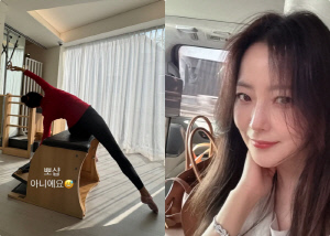 김희선, 48세 딸맘 안 믿기는 레깅스핏 