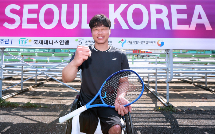 "져도 괜찮아, 자신감 있게"...'韓 휠체어테니스 최강자' 임호원, 오…