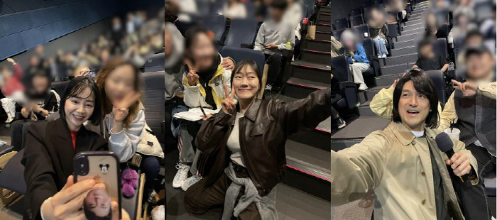 "이상한데 웃기기까지"…하정우→강말금 '로비', 개봉 2주차 무대인사 성…