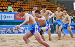 대구 능인중, 제3회 대한체육회장기전국장사씨름대회 중등부 단체전 우승
