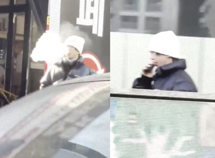 김정민, 길거리 흡연 딱 걸렸다…나이 논란에 소속사 "처우 검토중"[SC…