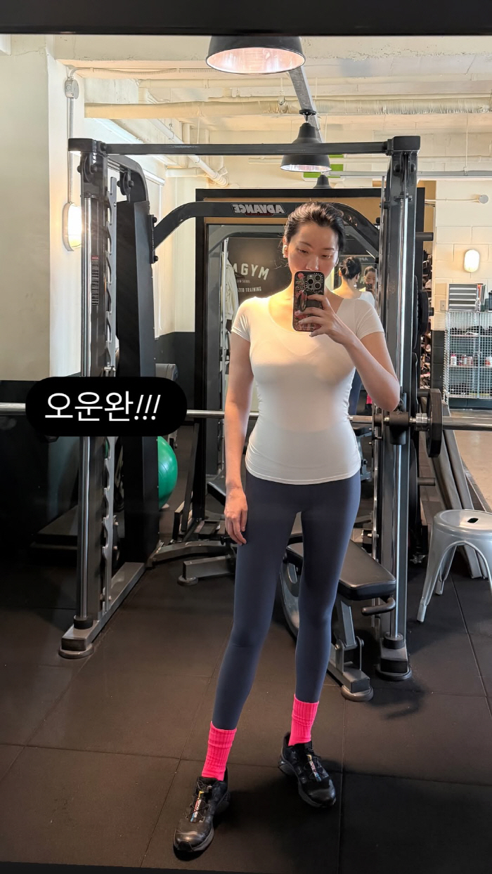 장윤주, 톱모델 레깅스 핏 이정도..173cm·54kg 살아있는 마네킹