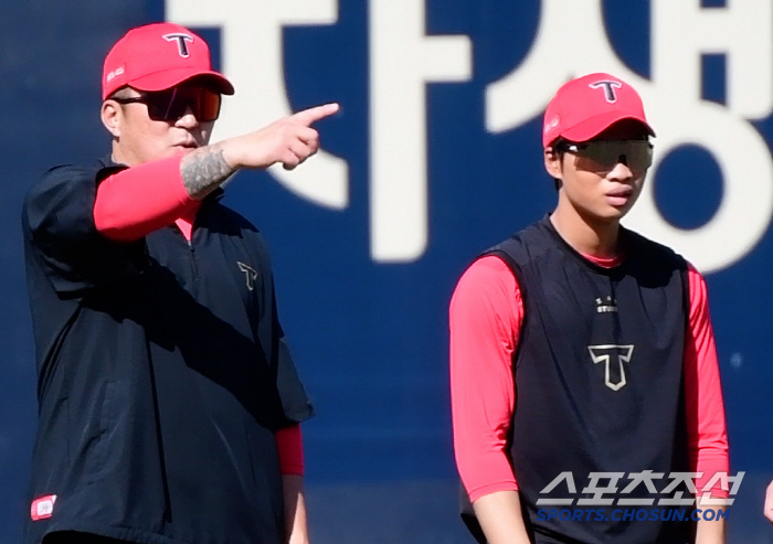 타격 장인이 찜한 5툴 루키, 감독은 직접 타격 지도 [광주 현장]