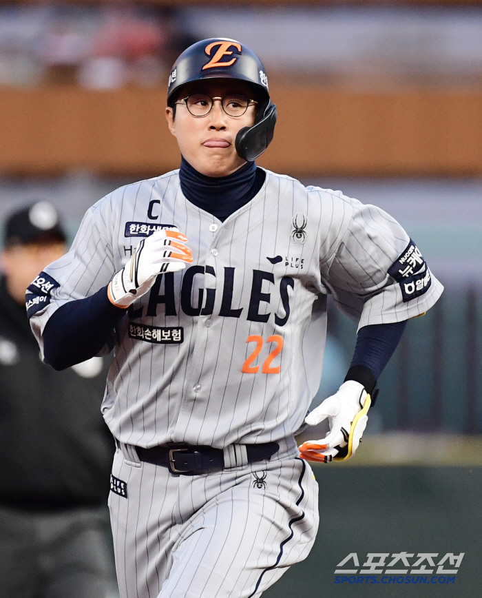 '캡틴' 드디어 넘겼다…채은성, 21G 출전만에 첫 홈런 폭발
