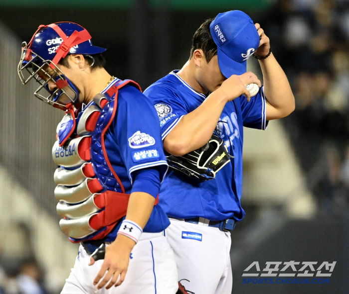 '적으로 만난 완전체 LG에 뭇매.' 70억 FA 3.1이닝 6안타 6실점 강판. 첫패 위기[잠실 현장]