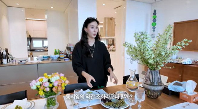 고소영, ♥장동건 생일상을 일주일 전부터…파인다이닝급 코스 요리