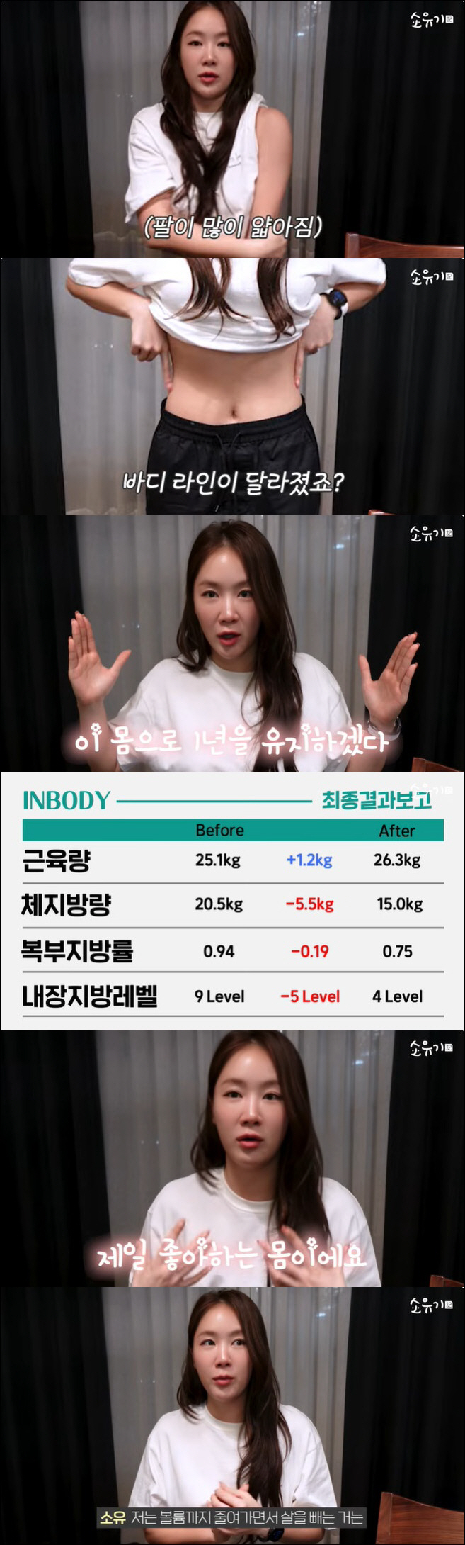 소유, 글래머 포기하고 '뼈말라' 다이어트 대성공 "이제 비수기 없어"