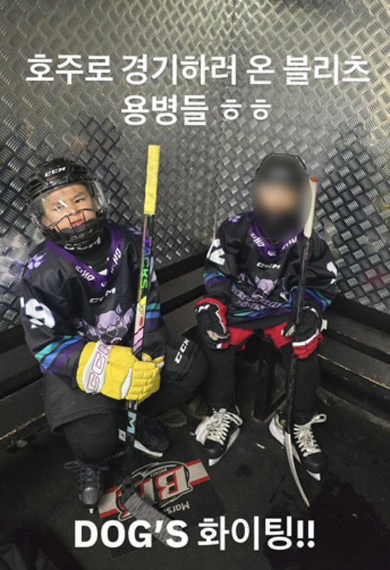 '샘해밍턴子' 윌리엄, 9세에 '금메달' 목에 걸었다...아이스하키 선수…