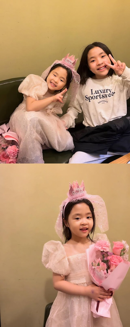 "벌써 이렇게 컸어?" 이윤지 둘째딸 생일..♥치과의사 남편의 감동 선물