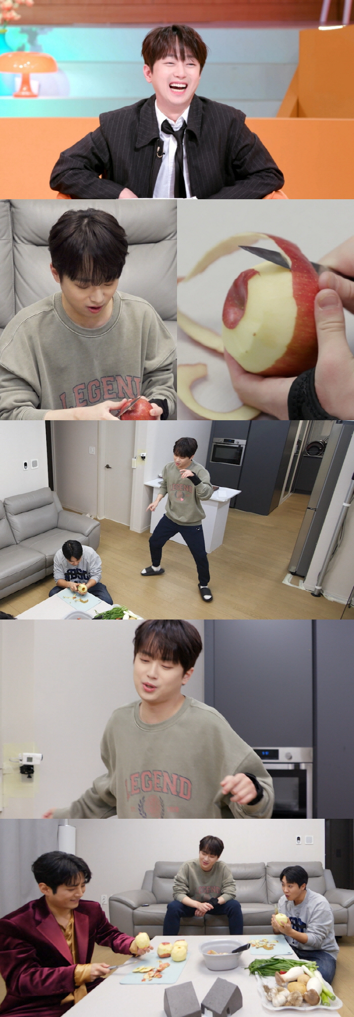 이찬원, 일등 신랑감 맞네.."미래 장모님께 드릴 생각하며 사과 깎아"('편스토랑')