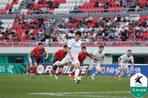 K리그1 선두 대전, '10명' 김천에 2-0 승리…주민규 PK로 7호골