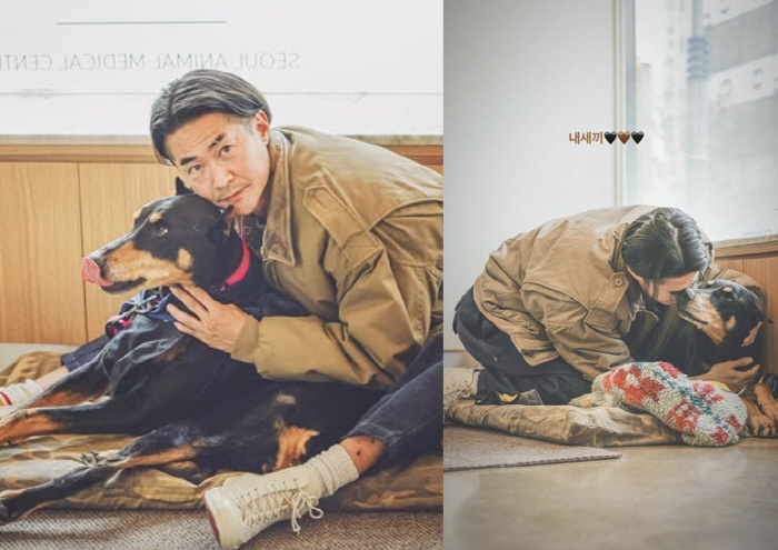 배정남, '근육암 투병' 반려견 벨 위해 절절한 기도 "내 새끼 그만 아프자"