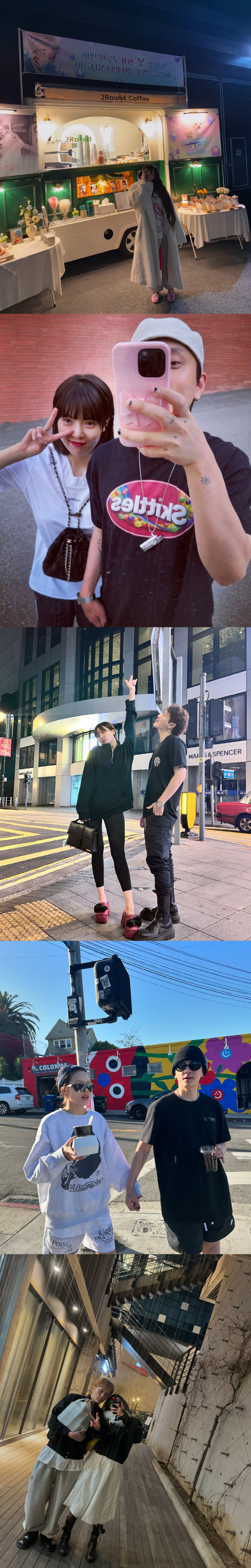 현아♥용준형, 길거리서 뽀뽀.."어떤 말로도 표현 못 해"