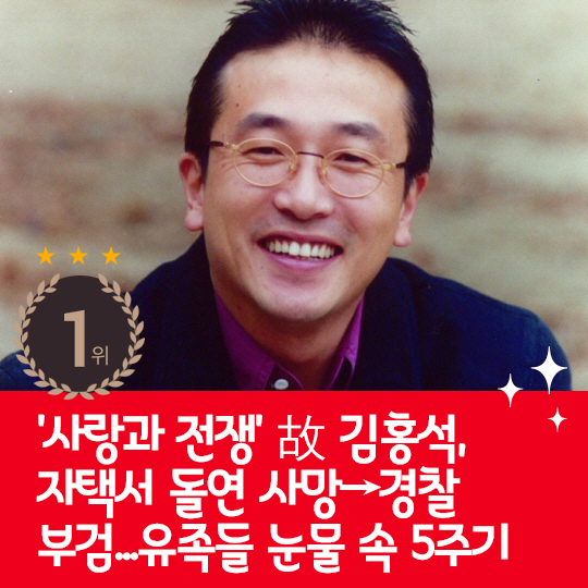 [카드뉴스] 지난주 핫이슈, 배우 故 김홍석 눈물 속 5주기