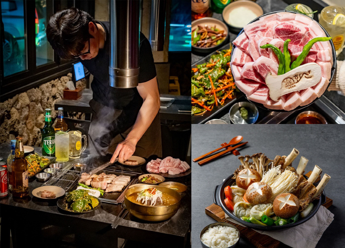 신화월드맛집 '화산'-프리미엄 한식 '한라원', 숙성 흑돼지와 신메뉴로 …
