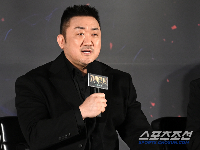 '거룩한 밤' 마동석 "오컬트 액션+다크 히어로물, 풍성한 재미 자신 있어"