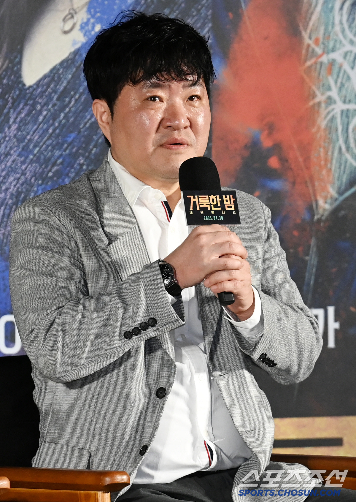 [SC현장] 마동석, 폼 다 죽었네…'거룩한 밤'에 날린 물주먹 펀치 한…