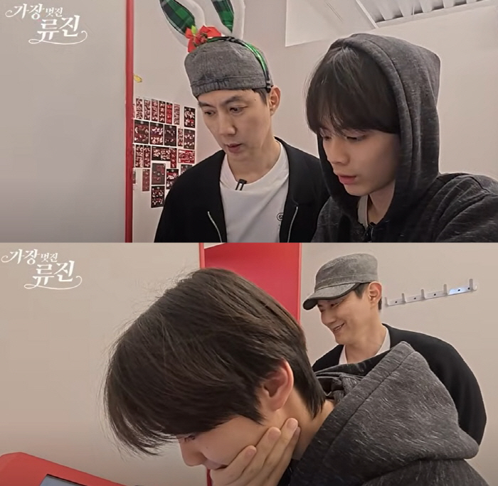 "연예인 2세 중 역대급"…류진 아들 찬호, 'BTS 뷔 닮은꼴' 반응 …