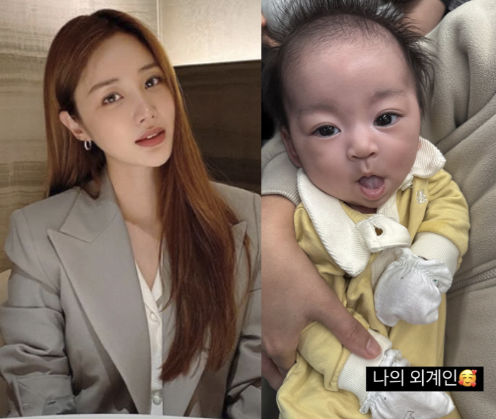 '두 딸맘' 윤진이, 눈물의 육아 고충 고백 후...둘째 딸과 행복 일상…