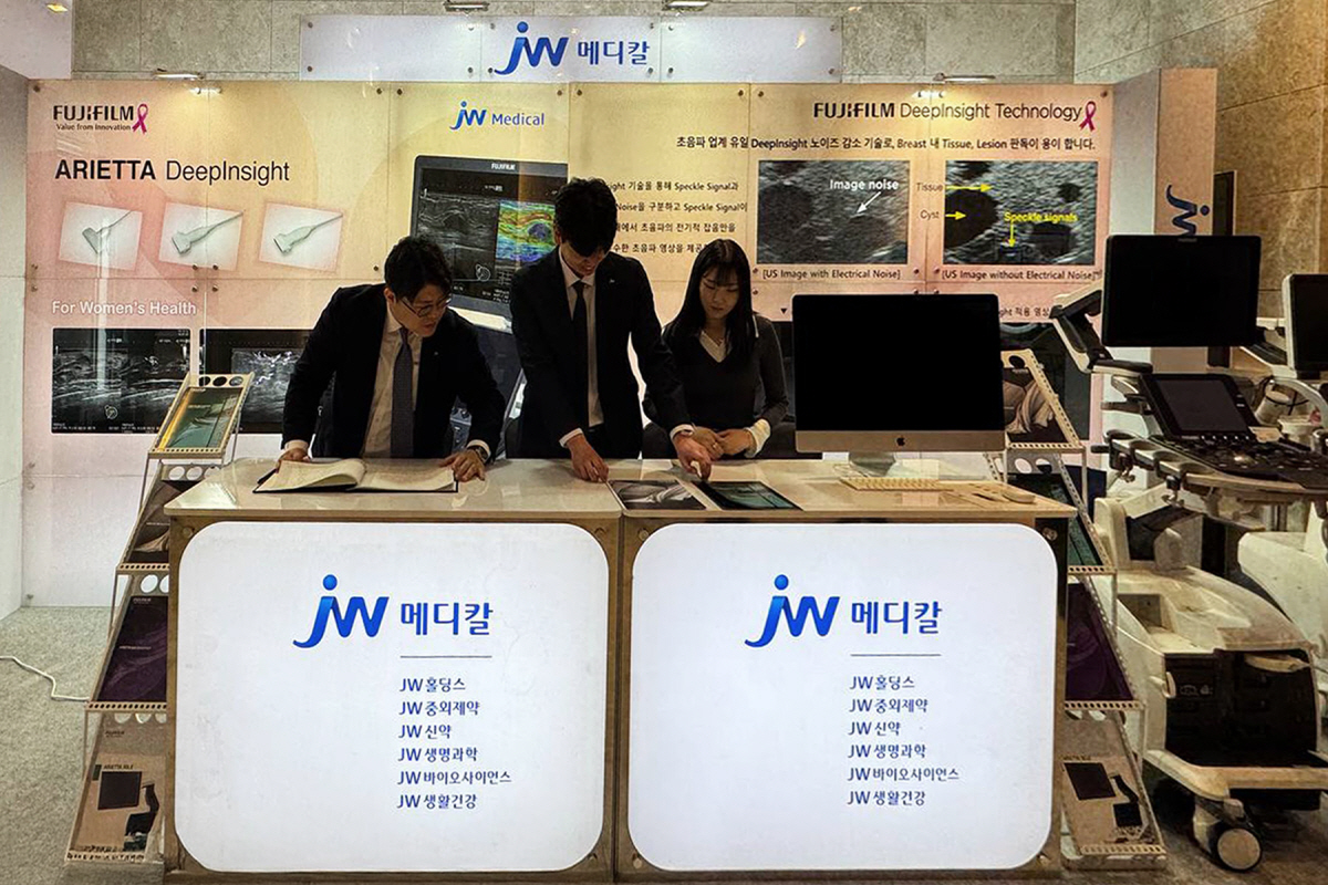 JW메디칼, 대한유방검진의학회 학술대회서 '딥인사이트' 적용 초음파 영상…