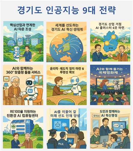 AI 테크노밸리·특화타운 조성…경기도, AI 9대 전략 추진
