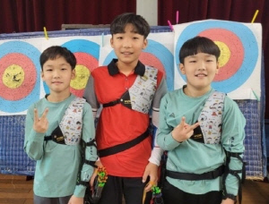 광주 '삼형제 양궁선수', 소년체육대회서 금빛 과녁 겨눈다