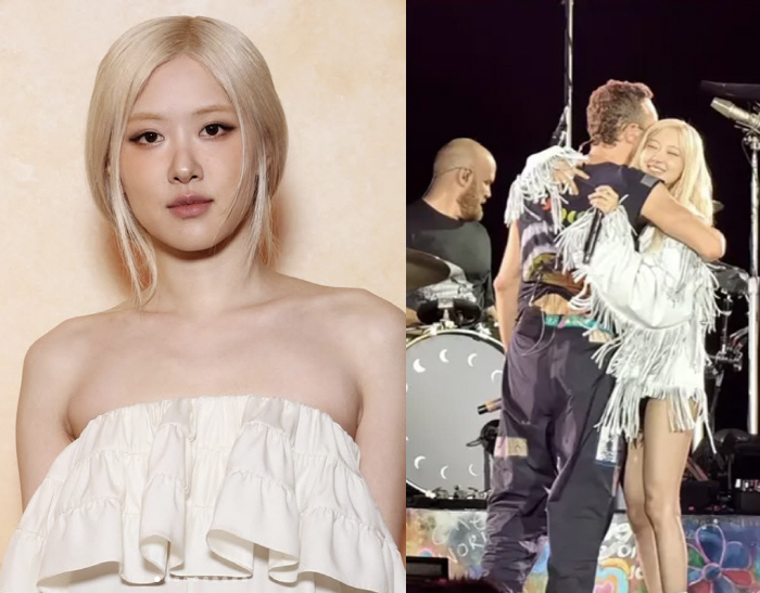 로제 등장에 ‘아파트’ 떼창 대폭발…콜드플레이 공연 지디도 포착 [종합]