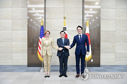 한미일, 북한 핵·미사일 위협 대비 도상연습 5년 만에 실시