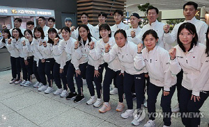 수디르만컵 출전 '박주봉호' 배드민턴 대표팀, 중국으로 출국