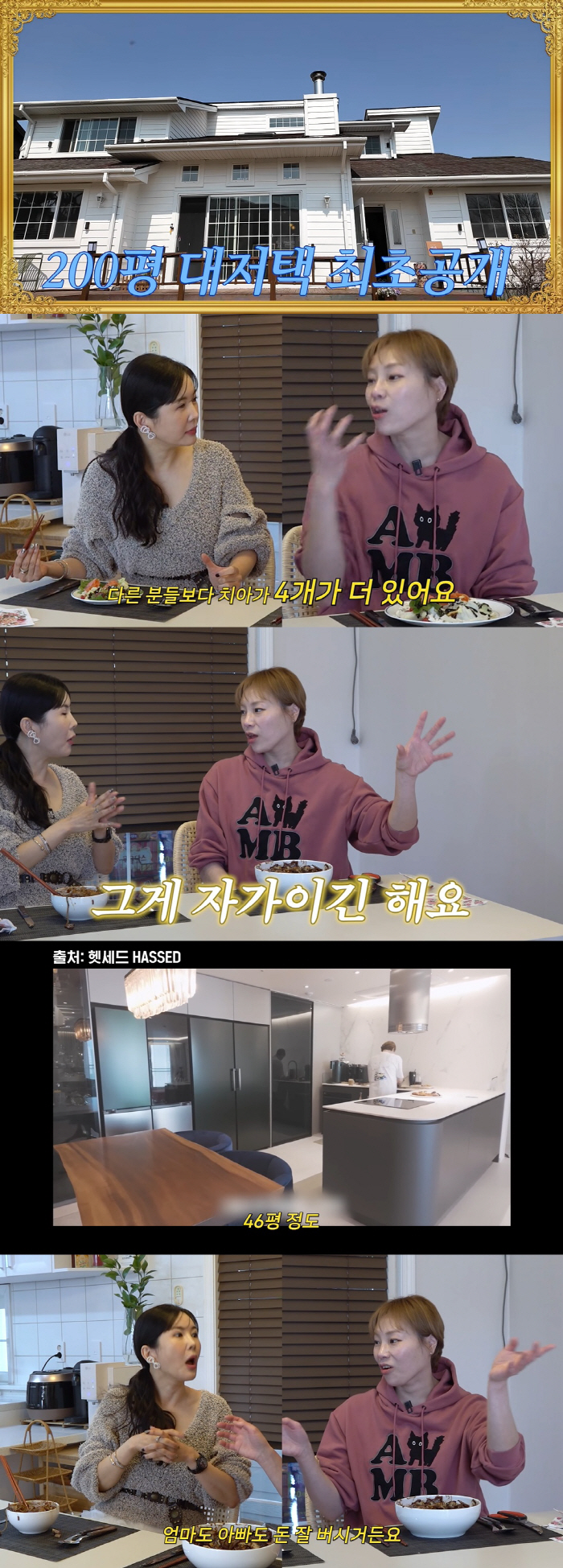 입짧은햇님 "부모님도 돈 잘 벌어"…200평 대저택+46평 상암 아파트 …