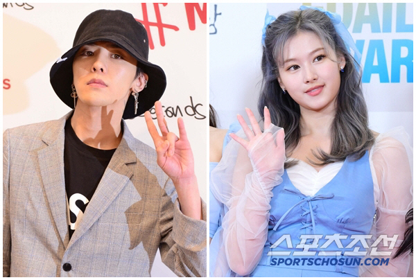 지드래곤, 트와이스 사나와 '♥럽스타' 의혹에 SNS '빛삭'[SC이슈]