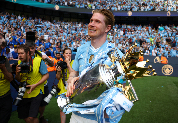 "맨시티 후회할거야" SON보다 1살 위 '덕배형' 더 브라위너, EPL…