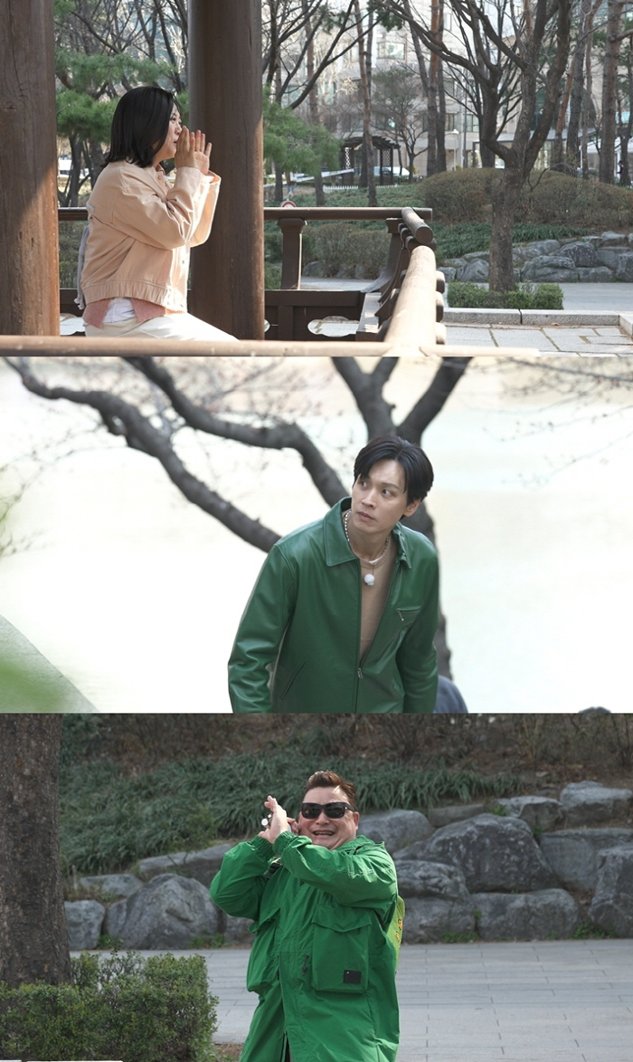 김숙♥구본승, 핑크빛 벚꽃 데이트...'전남편' 윤정수 등장 '동공지진'…