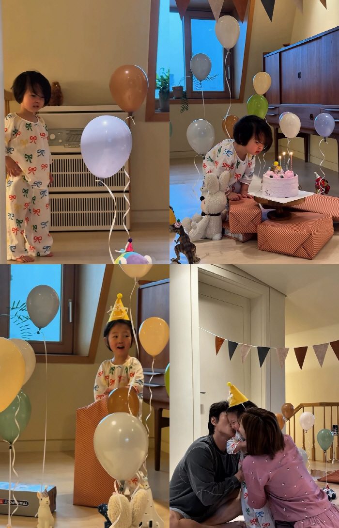 신다은♥임성빈, 子 서프라이즈 생일파티 감동 그 자체.."이게 다 뭐야?…