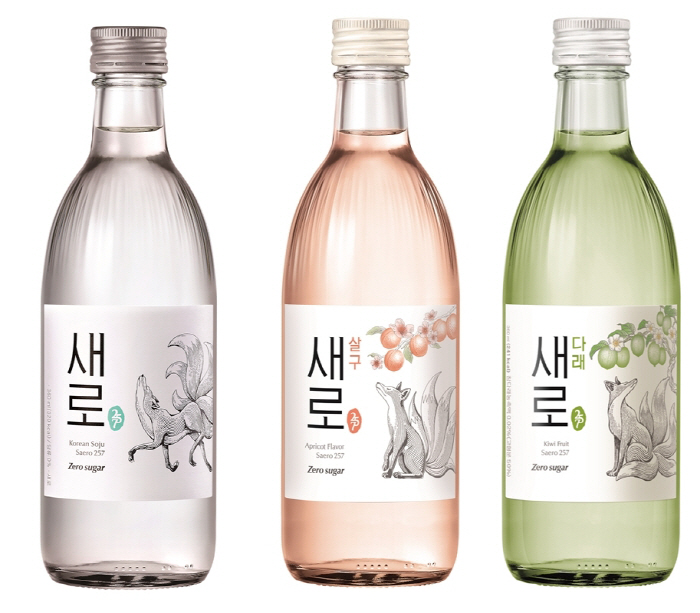 산뜻하고 부드러운 제로 슈거 소주의 대표주자 '새로'