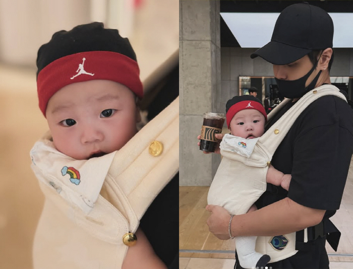 나윤권 ‘귀요미 子’ 첫 외출 공개…“넌 예쁜데 난 꼬질꼬질”