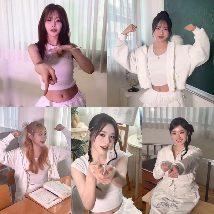 피프티피프티, '푸키' 챌린지 깜짝 선공개 '러블리'